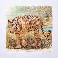 エルメス カレ90 TIGRE DU BENGALE ベンガルの虎 スカーフ