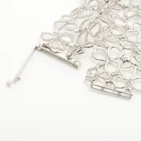 ティファニー ペーパーフラワー ダイヤ ブレスレット Pt950 54.8