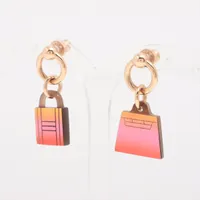 ホーン素材Hermesフュージョン アミュレット マロキニエピアス エルメス アミュレットマロキニエ ピアス(両耳用) バッファロー