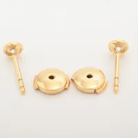 ティファニー バイザヤード ダイヤ ピアス 750(YG) 1.8g 0.18 I