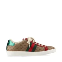 GUCCI GGスプリーム エース Bee シェリーライン レザー スニーカー GUCCI GGスプリーム エース Bee シェリーライン レザー