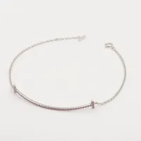 Tiffany & Co. ティファニー Tスマイル ブレスレットシルバー925 TIFFANY&Co. 並行輸入品 ティファニー TIFFANY ブレスレット T