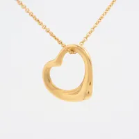 ティファニー　オープンハート750YG Tiffany & Co. - Tiffany＆Co. ネックレス オープンハート 750YG