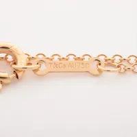 美品tiffanyダブルラヴィングハートピンクサファイアk18ネックレス TIFFANY&Co. ティファニー ネックレス ピンクサファイア