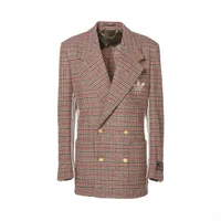 新作☆【SAINTLAURENT】ウールジャケット サンローランパリ 21年 ウール×レーヨン テーラードジャケット
