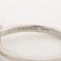 ティファニー スワン ダイヤ リング Pt950 3.2g 直径約5.00mm A3138576