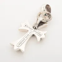 クロムハーツ スモールCHクロス Wベイル ペンダントトップ 925 22.0g