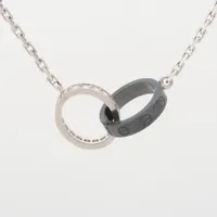 【CHANEL】 ウルトラ ネックレストップ 750WG セラミック シャネル ウルトラ ネックレストップ 750(WG)×セラミック 4.9g