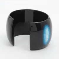 エルメス バングル レジン ブラック×ブルー AP089529｜中古