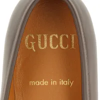 GUCCI グッチローファー　ブラウンスリッポン24.5cm　箱&袋付 GUCCI グッチローファー ブラウンスリッポン24.5cm 箱&袋付