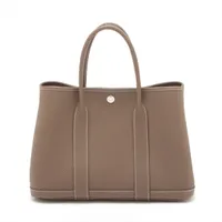 エルメス ガーデンパーティ30 TPM ネゴンダ エトゥープ シルバー金具