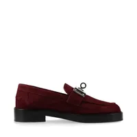 エルメス ホット スエード ローファー 35.5 レディース ボルドー