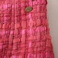 シャネル ココマーク コットンシルクスカート シャネル CHANEL スカート ココマークボタン - ブラック
