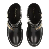 すぐ届く☆国内発【Dior】ディオール D-Quest ショートブーツ DIOR | D-Quest ショートブーツ カーフスキン