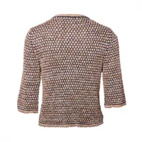 【状態良好】CHANEL レーヨン カーディガン ココボタン プリーツデザイン 状態良好】CHANEL レーヨン カーディガン ココボタン プリーツ