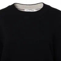 クリスチャンディオール カシミヤ×ナイロン セーター I38 レディース