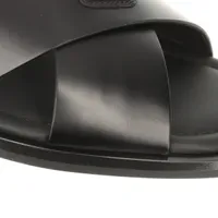 ★PRADA★トライアングルロゴ クロス レザーサンダル PRADA プラダ クロスサンダル 2X3118 3LKK メンズ