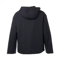 PRADA◆トライアングルロゴ/ACU1 2020 1712/20年モデル/パーカー/XS/コットン/BLK プラダ トライアングルロゴ 22年 コットン×ポリエステル