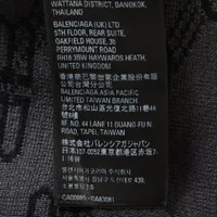 バレンシアガ 23SS コットン×ウール ニット L メンズ ブラック