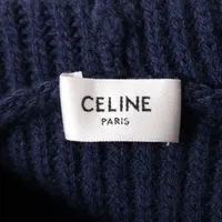 VINTAGE●CELINE●ウール パーカー XS メンズ ネイビー セリーヌ ウール パーカー XS メンズ ネイビー 2A85W423P