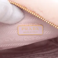 【PRADA】トライアングルロゴ★ファーショルダーバッグ プラダ トライアングル ファー 2WAYショルダーバッグ ピンク
