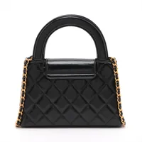 シャネル マトラッセ レザー 2way ショルダーバッグ シャネル マトラッセ レザー 2WAYショルダーバッグ ブラック