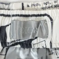 Dior ホワイト ショートパンツサイズ34 DIOR ディオール 21SS テクニカルコットンジャージートラック
