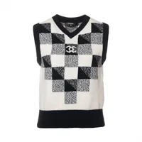 ■ □ 44603★シャネル ニット ジレ べスト 36 カシミヤ　コート 楽天市場】中古 シャネル（ベスト・ジレ｜トップス