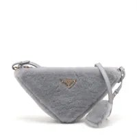 【PRADA】 トライアングル レザー ショルダーバッグ 1BC543 PRADA プラダ 1BC543 トライアングル レザー 2way チェーン ミニ
