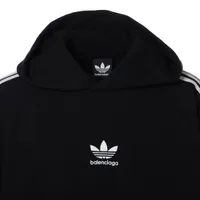 タグ付き　ジョングク着用　22AW バレンシアガ　アディダスコラボ　パーカー BALENCIAGA×adidas プルオーバーパーカー729322 729322 ブラック