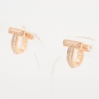 ティファニー クロスステッチ ピアス キャッチなし片方のみ 未使用品】 TIFFANY ティファニー K18 クロスステッチ ピアス