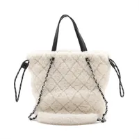 シャネル COCO NEIGE 2way ショルダーバッグ シャネル ココネージュ シアリング 2WAYショルダーバッグ