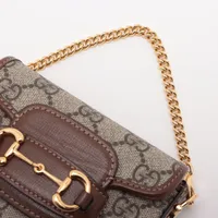 グッチ ホースビット1955 GGスプリーム PVC×レザー 2WAY