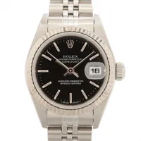 ロレックス デイトジャスト 69174 SS×WG AT 黒文字盤 AP093499｜中古