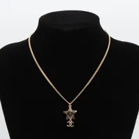 【CHANEL】 ココマーク C24C ネックレス シャネル ココマーク スター GP ネックレス C24C ゴールド AB