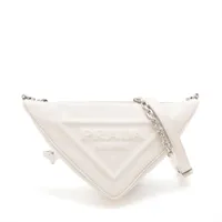 Prada トライアングル ジャガード×レザー 1BC543 PRADA プラダ ハンドバッグ 1BC543 NZV レディース