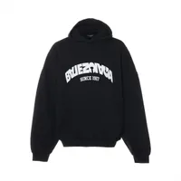 BALENCIAGAオーバーサイズパーカー タグ付新品Mサイズ パリオリンピック BBロゴ ダメージ加工 オーバーサイズ フーディ プルオーバー