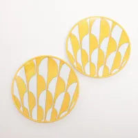 エルメス ソレイユドゥエルメス ペアプレート 14cm 陶器 ホワイト