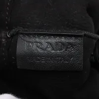 ［VINTAGE] PRADA ムートン トートバッグ ブラック★Aランク プラダ ムートン トートバッグ ブラック 1BG427 A3204854｜中古