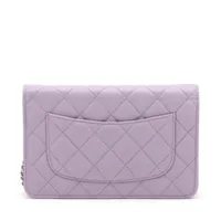 シャネル クラシック チェーンウォレット キャビア パープル パープル（紫）系 CHANEL CHAIN WALLET(シャネル チェーン