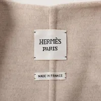 未使用級 HERMES 23AW カシミヤ100% ベスト ベージュ M相当 美品】HERMES/エルメス ニット ベスト カシミヤ 23AW セリエ