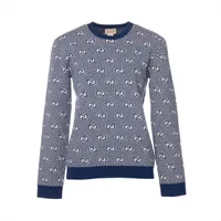 人気柄　グッチ　キッズ　セーター　ニット　GG 新品　トップス GUCCI - グッチ セーター トップス 長袖 Vネック ニット