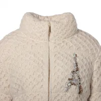 シャネル　カシミヤジャケット シャネル ココボタン 03A カシミヤ ジャケット 38 レディース