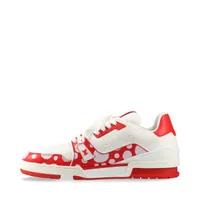 限定コラボ★関税込【LV x 草間彌生】スニーカー レッド 限定コラボ☆関税込【LV x 草間彌生】スニーカー レッド (Louis