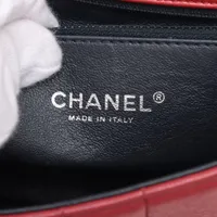 CHANEL/シャネル■マドモアゼル チェーンショルダーバッグ マトラッセ■赤 シャネル マドモアゼル パテントレザー チェーンショルダー