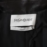 イヴサンローラン ラムスキン ライダースジャケット 36