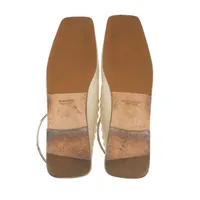 ジルサンダー バレリーナ レザー フラットパンプス 36 レディース