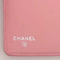 【超S級美品】シャネル カメリアラムスキン ピンク 15番台 楽天市場】シャネル 財布 レディース カメリア 三つ折り財布