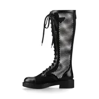 PRADA ブラウンレザー ロングブーツ 36.5 ロングブーツ ブラウン PRADA プラダ
