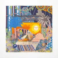 エルメス　スカーフ　Des fleurs pour le dire（花の手紙） HERMES スカーフ 花の手紙 Des fleurs pour le dire